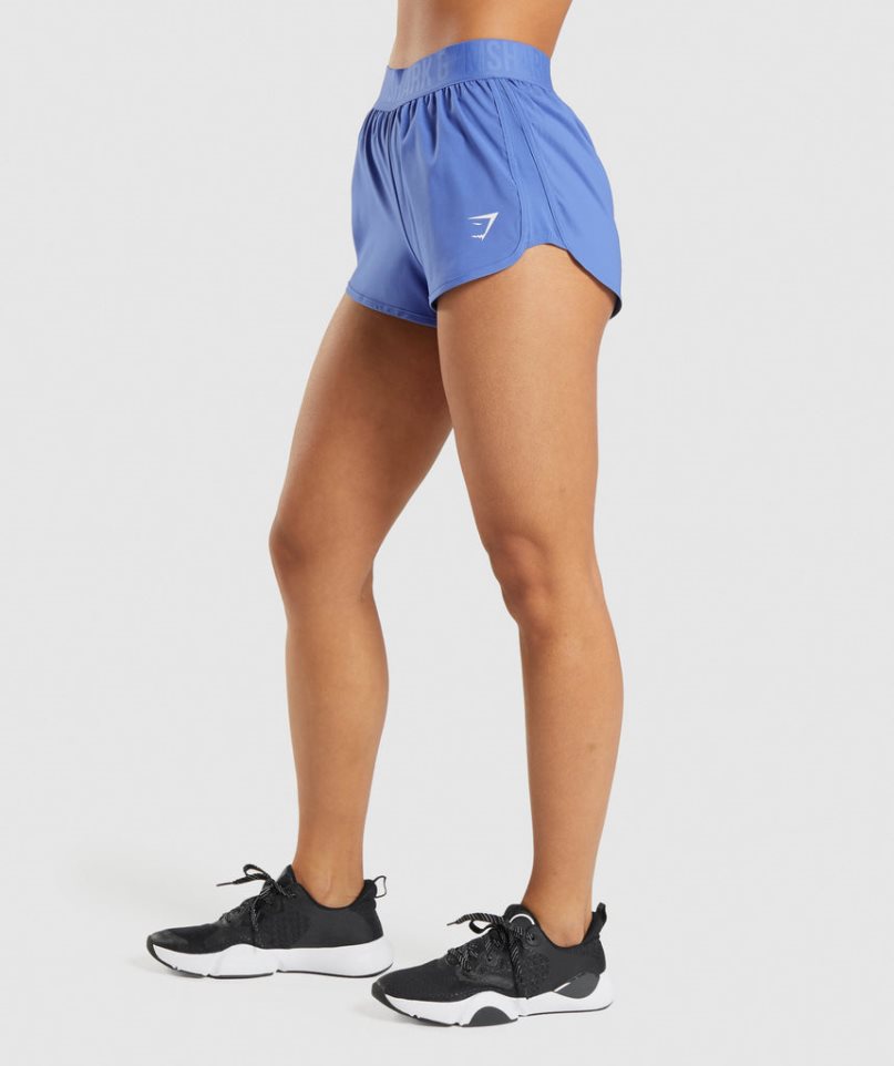 Women's Gymshark Training Loose Fit Shorts Blue | NZ 3JNRMI